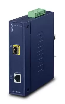 Image of PLANET IGT-805AT network media converter 1000 Mbps Blue