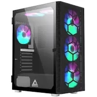 Image of Montech X3 Glass Midi-Tower RGB Tempered Glass - Black
