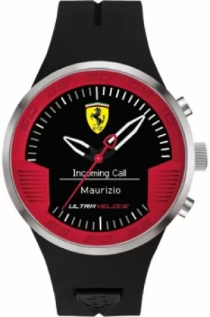 Image of Mens Scuderia Ferrari Connect Hybrid Alarm Watch 0830373