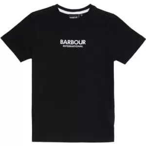 Image of Barbour International Boys Formular T-Shirt - Black