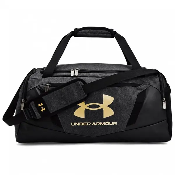 Image of Under Armour Undeniable 5.0 SM Duffle Bag BLACK HEATHER/Gold