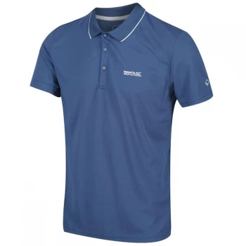 Image of Regatta Maverick V Quick Drying Polo Shirt - Dark Denim