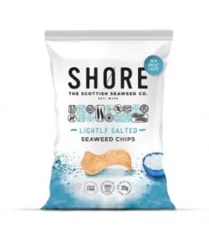 Image of Shore Scottish Seaweed Seaweed Chips - Sea Salt 80g (Case of 12)
