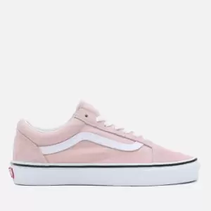 Image of Vans Unisex Vans Unisex Old Skool Trainers - Rose Smoke Trainers - Color Theory Rose Smoke - UK 4