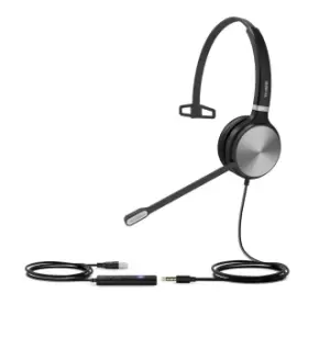 Image of Yealink UH36 Mono Teams Headset Wired Head-band Office/Call center...