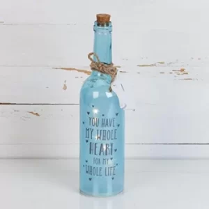 Image of Petit Cheri Blue Whole Heart Light Up Bottle (Pack of 4)