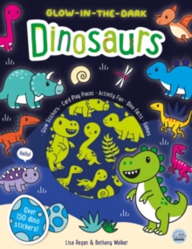Image of Glow-in-the-Dark Dinosaurs Sticker Activity Book Paperback / softback