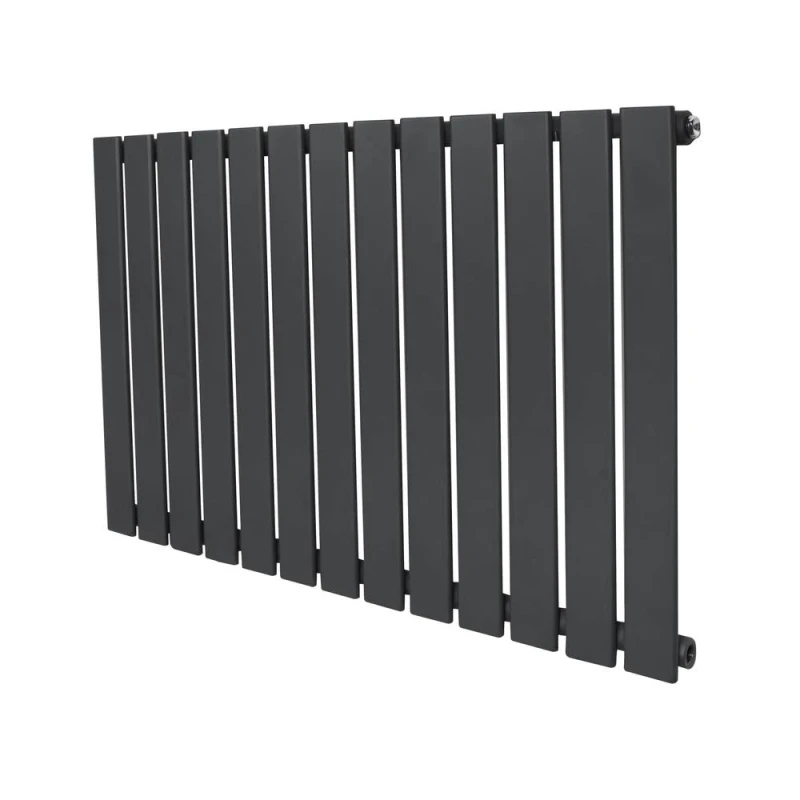 Image of Monstershop Flat Single Column Radiator - 600 x 910mm - Anthracite Grey Grey Unisex