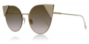 Image of Fendi FF0190/S Sunglasses Rose Gold 000 57mm