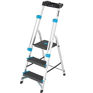 Image of Tb Davies Trade Pro 3 Tread Aluminium Platform Stepladder