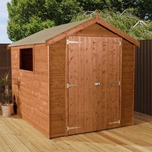 Image of Mercia Premium Pressure Treated Shiplap Apex Shed - 8 x 6ft