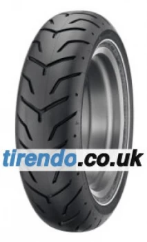 Image of Dunlop D 407 H/D SW 180/65B16 TL 81H Rear wheel, M/C, single white stripe