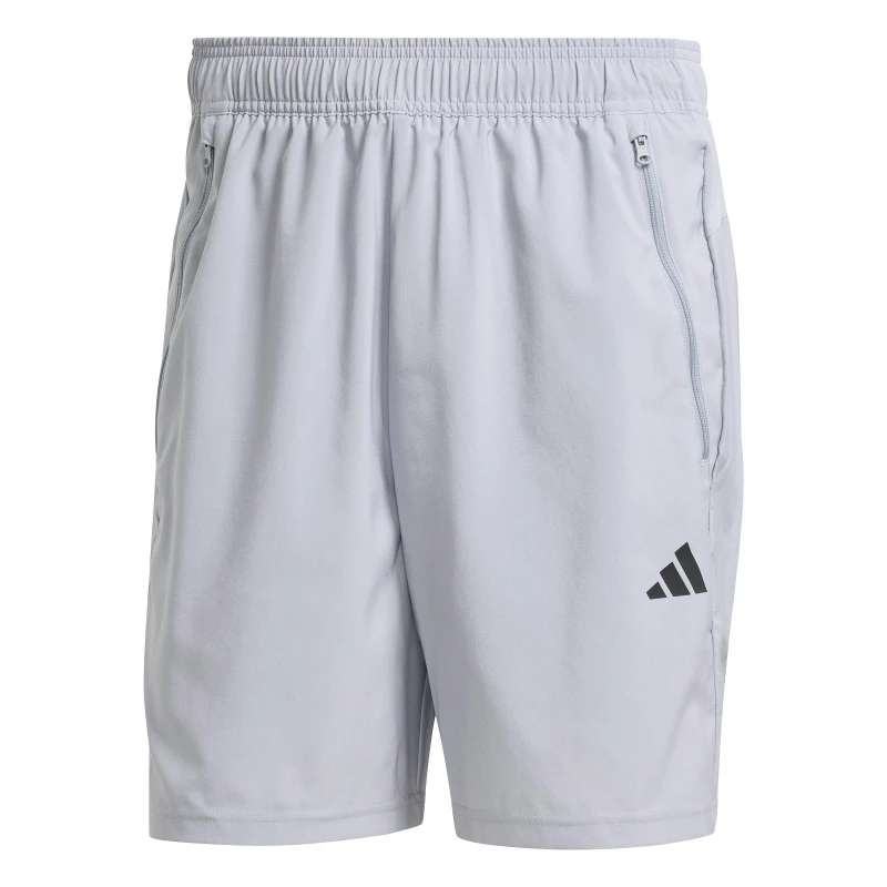 Image of adidas Train Essentials Woven Training Shorts Mens Halo Silver/Blk male 2XL