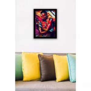 Image of SC0078 Multicolor Decorative Framed MDF Painting