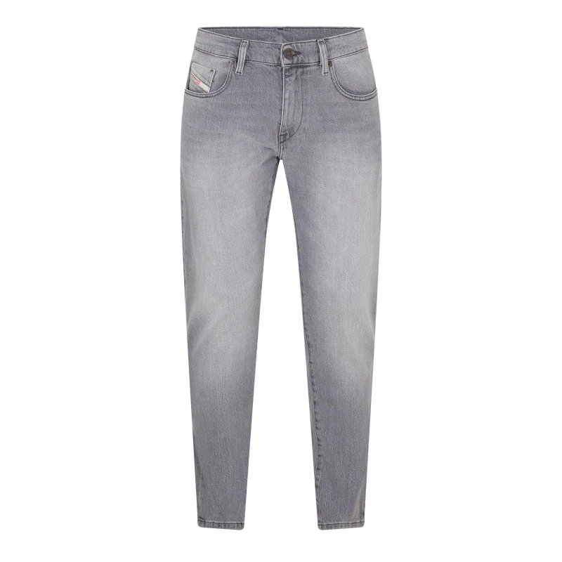 Image of Diesel Mens Straight Leg Jeans Grey male 28W R