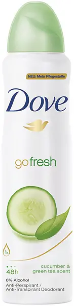 Image of Dove Go Fresh Pepino and Green Tea Verde Deodorant 250ml