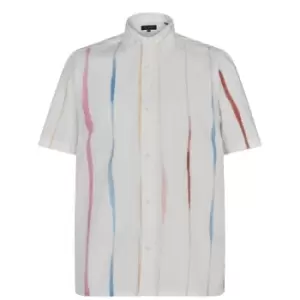 Image of Ted Baker Norma Short Sleeve Shirt Mens - White