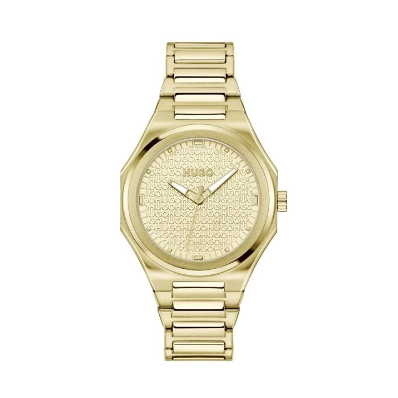 Image of HUGO 1540177 #GRAIL FOR HER (36mm) Gold Dial / Gold Watch
