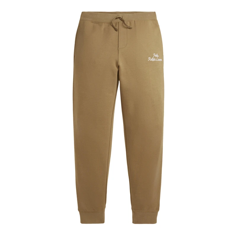 Image of Polo Ralph Lauren Double-Knit Tracksuit Bottoms - Brown Brown One Size