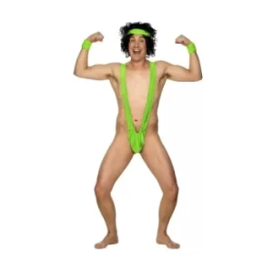 Image of Thumbs Up Borat Mankini Lime Green