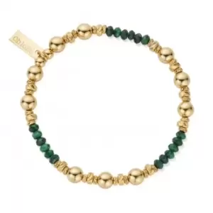 Image of Gold Sparkle Malachite Bracelet GBMSR