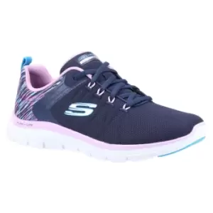 Image of Skechers Womens Flex Appeal 4.0 Dream Easy Shoes Navy Multi UK6