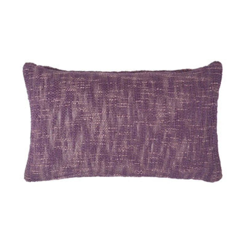 Image of Homescapes Nirvana Cotton Mauve Rectangular Cushion Cover, 30 X 50 Cm