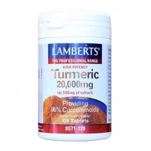 Image of Lamberts High Potency Turmeric 20 000mg 120 Tablets