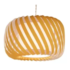 Image of Village At Home Ribbon Pendant Shade - Ochre