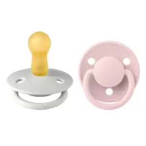 Image of BIBS De Lux 2 Pack Latex Size 2 Haze/Blossom 2 pcs
