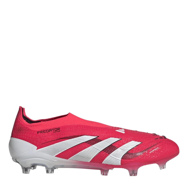 Image of adidas Kids Predator Firm Ground Football Boots Red/Wht/Blk unisex 5.5 (38.5)
