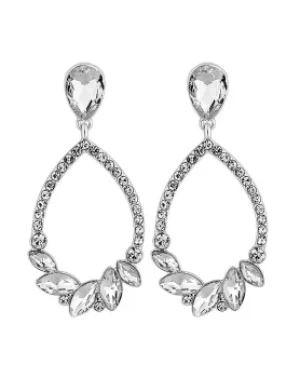 Image of Mood Silver Mix Stone Teardrop Earrings