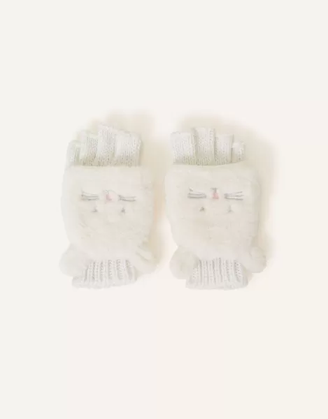 Image of Fluffy Bunny Capped Gloves