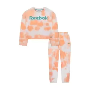 Image of Reebok Crop Tracksuit Child Girls - Pink