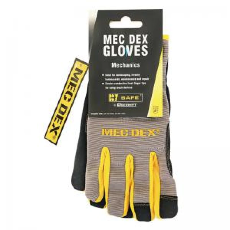 Image of Beeswift Beeswift Mec-DexPassion Plus Gloves 1 Pair Grey L BS049L