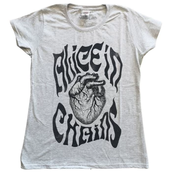 Image of Alice In Chains - Transplant Womens Medium T-Shirt - grey