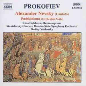 Image of Alexander Nevsky Op 78 Yablonsky Russian State So by Sergei Prokofiev CD Album