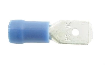 Image of Wiring Connectors - Blue - Spade - 3.7mm - Pack of 25 PWN788 WOT-NOTS