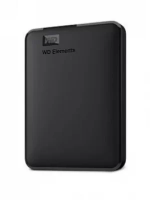 Image of Western Digital 1TB WD Elements External Portable Hard Disk Drive WDBU6Y0015BBK-WESN