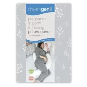 Image of Dream Genii - Floral Grey Cotton Cover