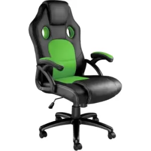 Image of Tyson Office Chair - gaming chair, office chair, chair - black/green - black/green