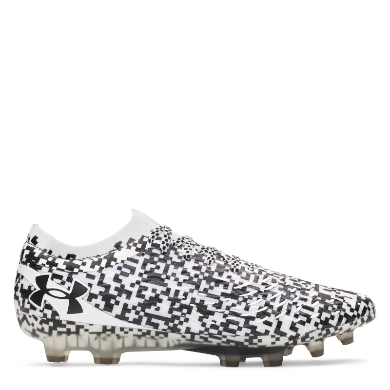 Image of Under Armour Magnetico Elite Adults Firm Ground Football Boots Black/White male 7 (41)