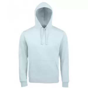 Image of SOLS Unisex Adults Spencer Hooded Sweatshirt (M) (Creamy Blue)