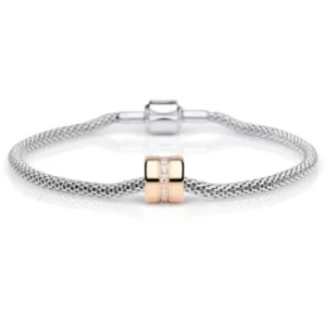 Image of Ladies Bering Steel Rose Bracelet