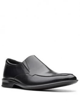 Image of Clarks Bensley Step Slip On Shoes - Black