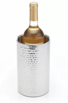 Image of Stainless Steel Hammered Wine Cooler