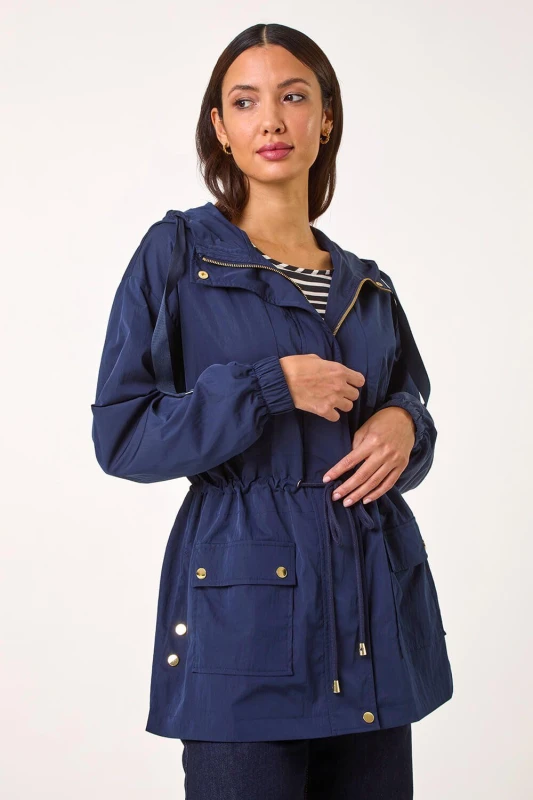 Image of Roman Shower Resistant Rain Jacket Navy