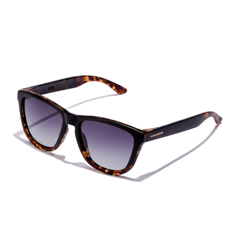 Image of Sunglasses Hawkers One Colt - Polarized Black Carey Grey