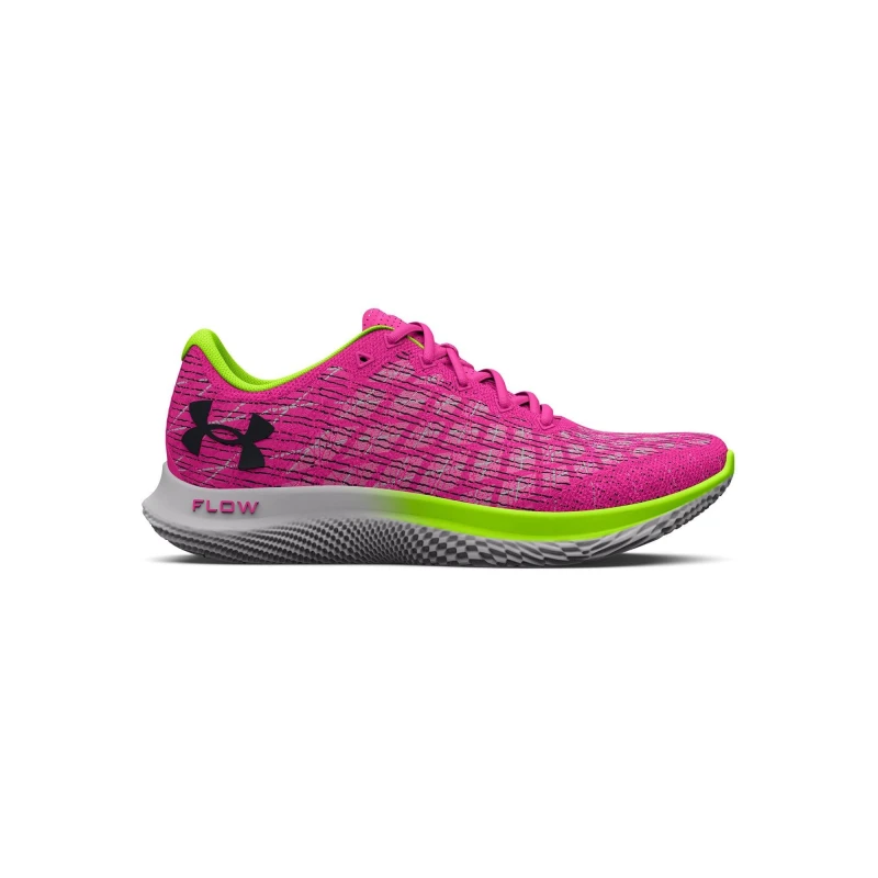 Image of Under Armour Flow Velocity Wind Running Shoes Pink female UK 5.5