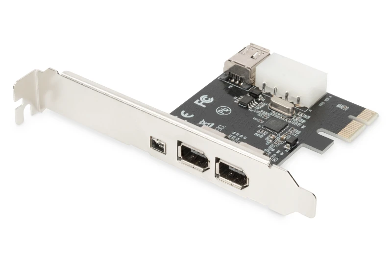 Image of Digitus PCI Express Card. Firewire 1394a (3+1 ports)